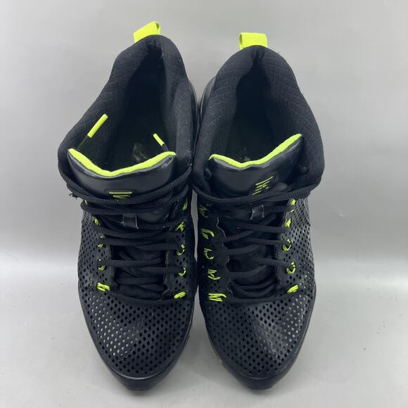 Nike Shox TLX Mid SP Flywire Shoes Men Size 11 Black Green Running Mid Sneakers - Picture 5 of 11